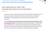 Three requirements for an effective mass communication system for schools and districts